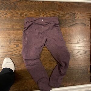 Barley used lulu leggings size 8
